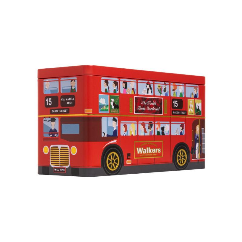 Mini Shortbread Fingers Gift Selection „London Bus“ in der 250g Geschenkdose von Walkers Shortbread Ltd.